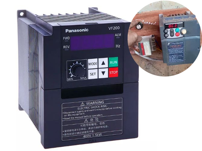 Biến tần báo lỗi OC3 là gì? cách kiểm tra và khắc phục