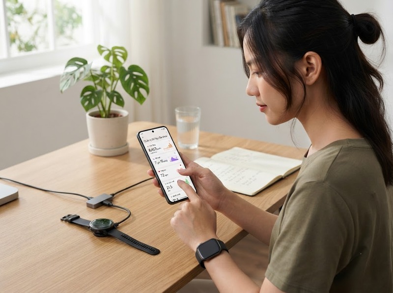 Cách kiểm tra dữ liệu ứng dụng sức khỏe đang lưu trên máy và tài khoản