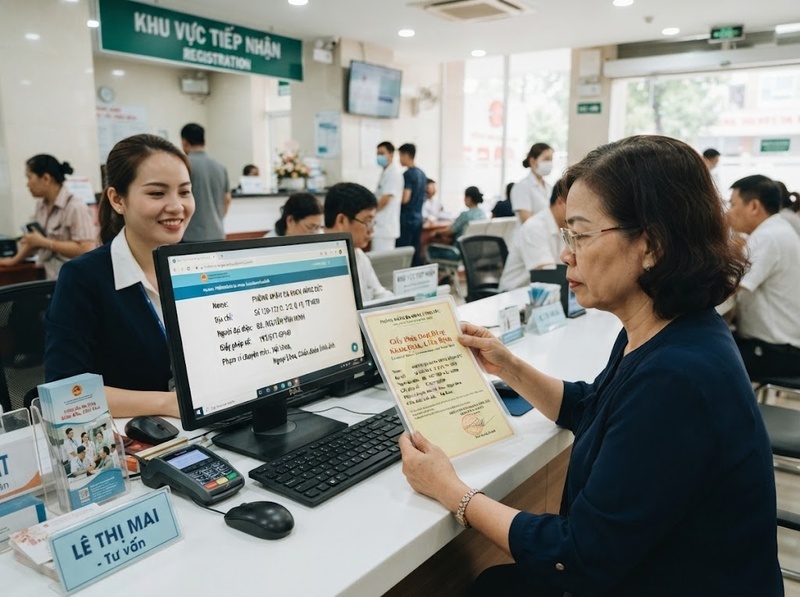 Cách kiểm tra giấy phép phòng khám và đối chiếu thông tin hoạt động