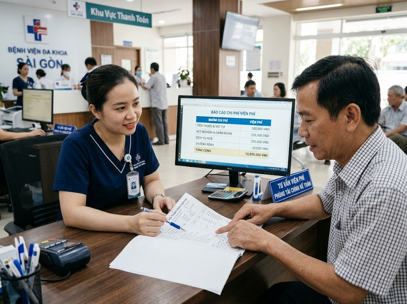 Cách kiểm tra hóa đơn viện phí để đối chiếu dịch vụ và chi phí