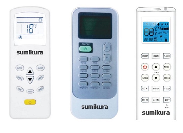 Cách mở khoá điều hoà Sumikura khi bị khóa remote hoặc bảng điều khiển