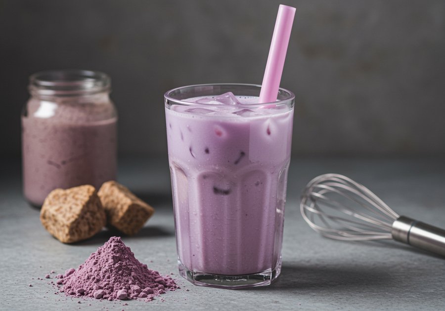 Cách nấu trà sữa khoai môn bằng bột King béo thơm hấp dẫn