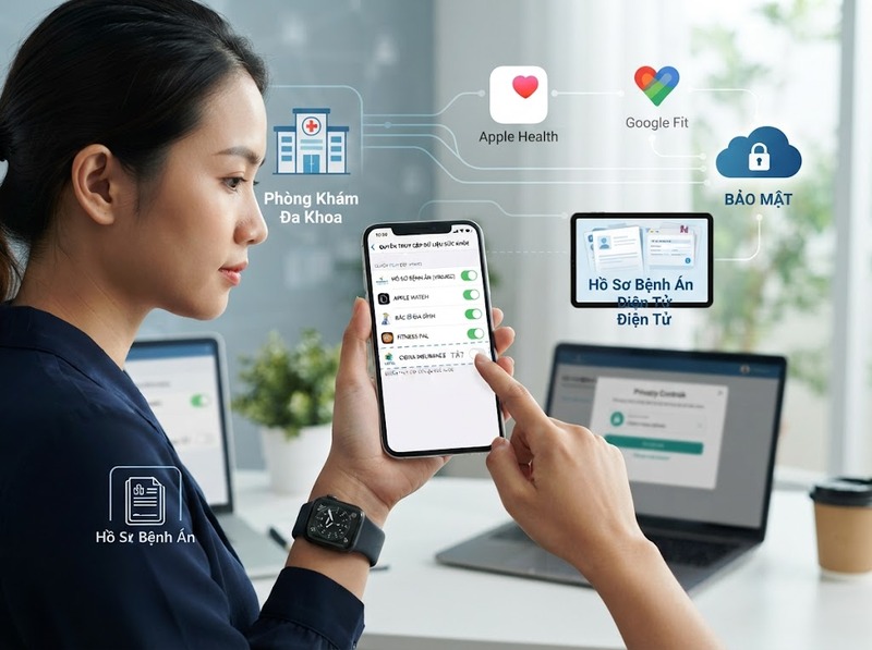 Cách ngừng chia sẻ dữ liệu sức khỏe và thu hồi quyền truy cập đã cấp