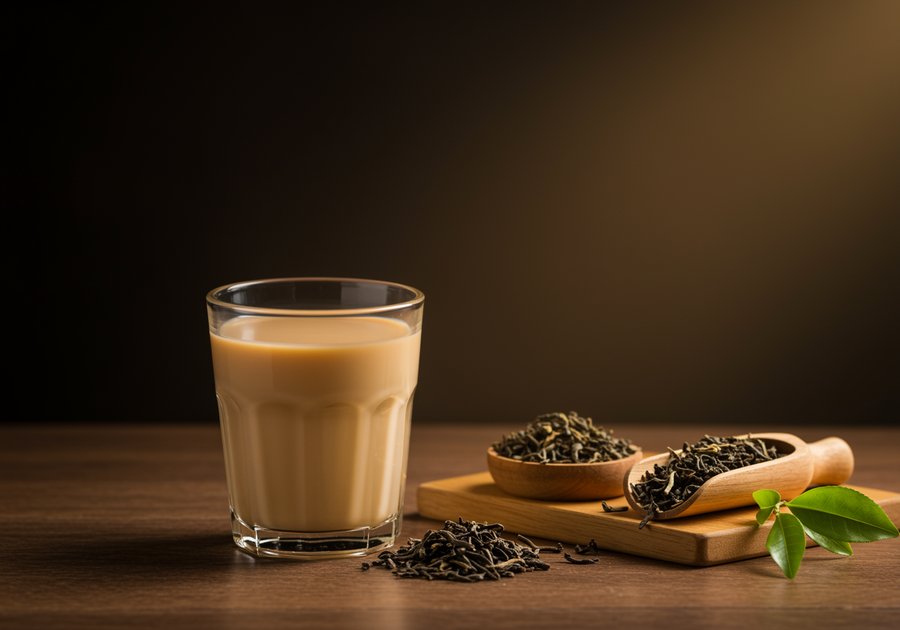 Cách pha hồng trà sữa bằng sữa tươi cho hương vị cân bằng