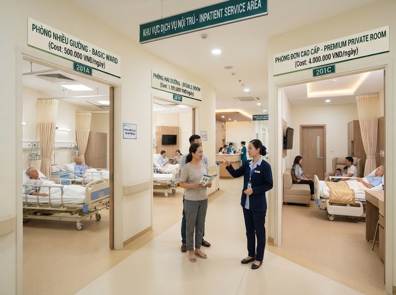 Chi phí phòng bệnh dịch vụ mỗi ngày phụ thuộc vào điều gì?