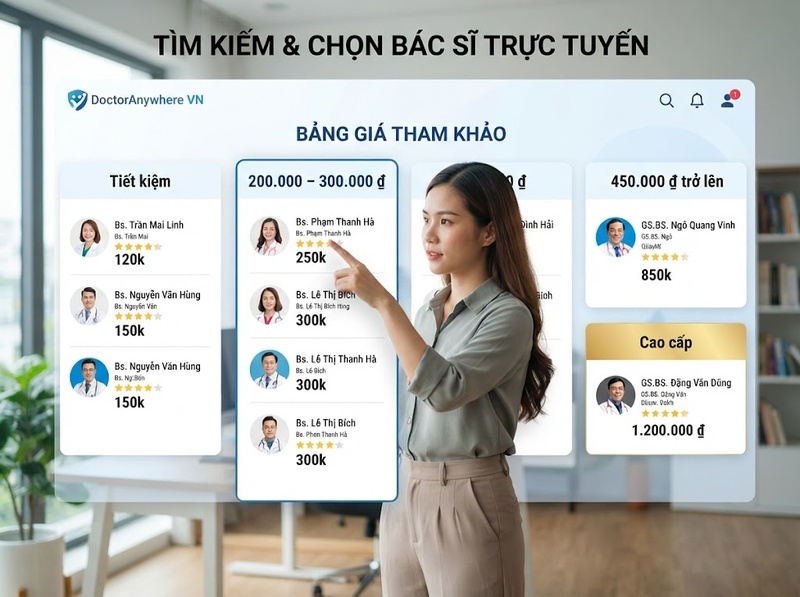 Chi phí tư vấn bác sĩ online phụ thuộc vào những yếu tố nào?