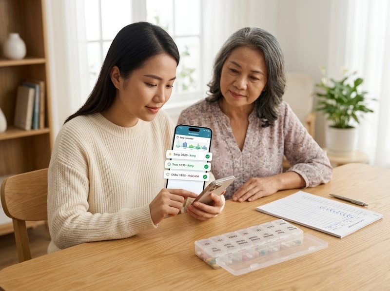 Có nên dùng dịch vụ nhắc thuốc trả phí thay cho ứng dụng miễn phí?
