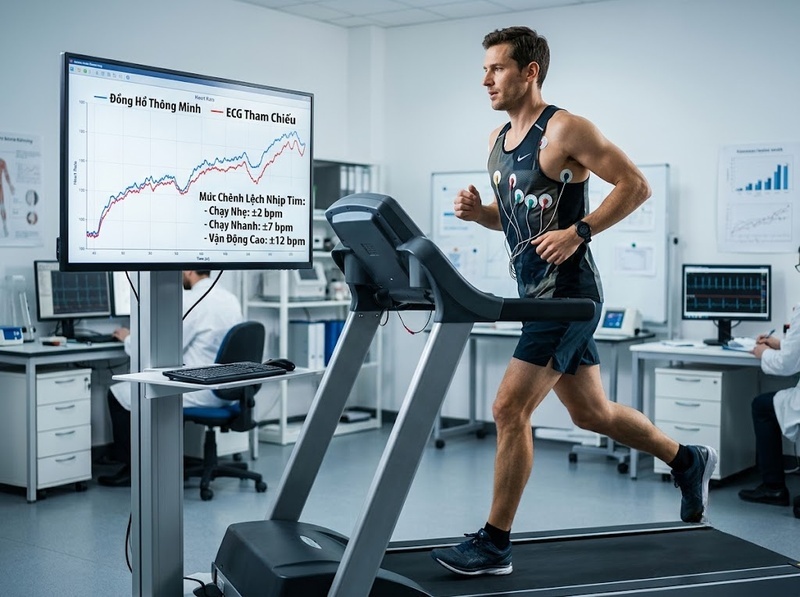 Đồng hồ thông minh đo nhịp tim có chính xác không và sai số do đâu?