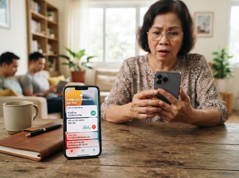 Dùng chung điện thoại có lộ dữ liệu sức khỏe không và cách hạn chế
