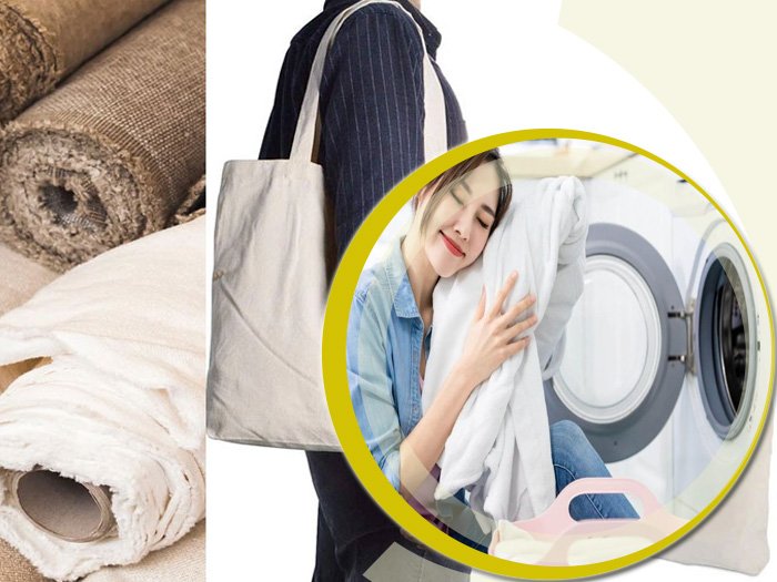 So sánh hiệu quả giữa giặt khô và giặt nước với vải canvas cotton