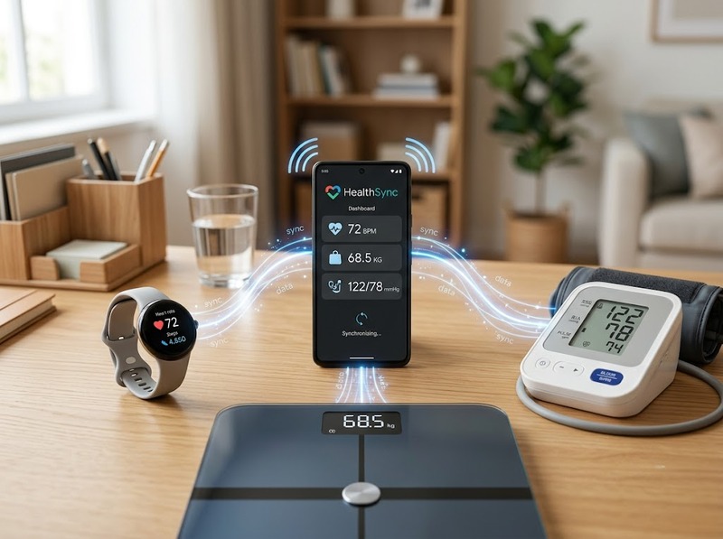 Kết nối nhiều thiết bị sức khỏe với một điện thoại và quản lý dữ liệu thế nào?