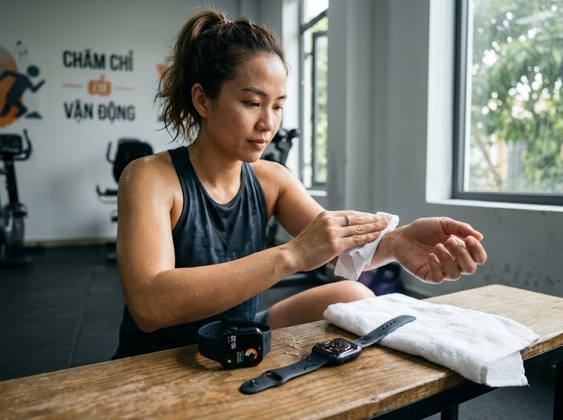 Khi nào nên tháo đồng hồ thông minh để hạn chế kích ứng và bí da?