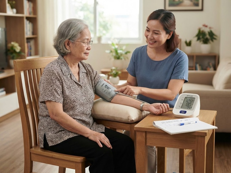 Máy đo huyết áp cổ tay hay bắp tay nên chọn loại nào để dùng tại nhà?