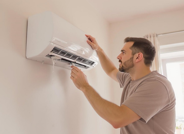 Máy lạnh không chảy nước thải có phải đang gặp sự cố