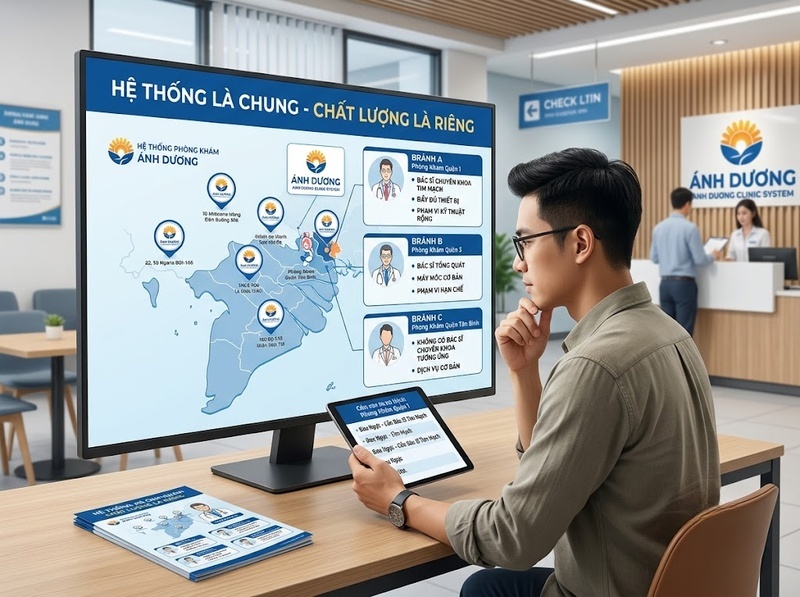 Phòng khám nhiều chi nhánh có uy tín không và nên đánh giá thêm gì?
