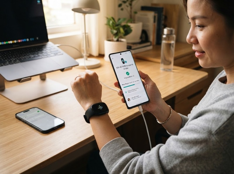 Thiết bị sức khỏe không kết nối điện thoại mới do đâu và cách xử lý