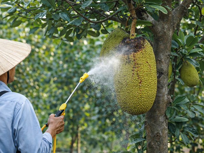 Thuốc trị nấm fusarium oxysporum gây thối trái mít nên phun khi nào