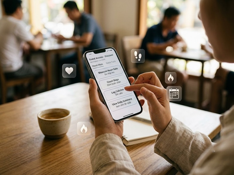 Ứng dụng sức khỏe có cần tài khoản và khi nào việc đăng ký mang lại lợi ích?