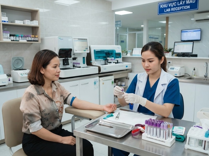 Xét nghiệm tại nhà hay tại phòng xét nghiệm khi cân nhắc chi phí?