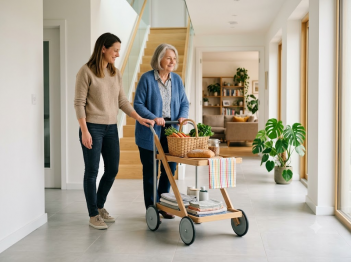 Cách chọn bánh xe đẩy an toàn, dễ sử dụng cho người lớn tuổi
