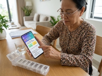 Cách đánh dấu đã uống thuốc trên ứng dụng