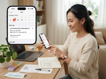 Cách đặt nhắc lịch khám định kỳ trên điện thoại