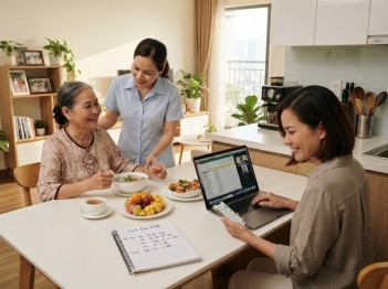 Có nên thuê chăm sóc người cao tuổi tại nhà?