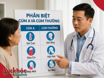 Phân biệt cúm A và cúm thường dựa trên triệu chứng nào? - Sức khỏe và Gia đình