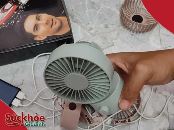 Cách sửa quạt tích điện mini không chạy với các lỗi phổ biến 