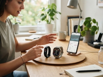 Thiết bị theo dõi nhịp tim nên chọn đồng hồ hay vòng đeo tay?