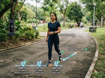 Vòng đeo tay đếm bước chân có chính xác không?