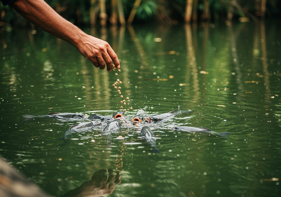 cá chép con ăn gì