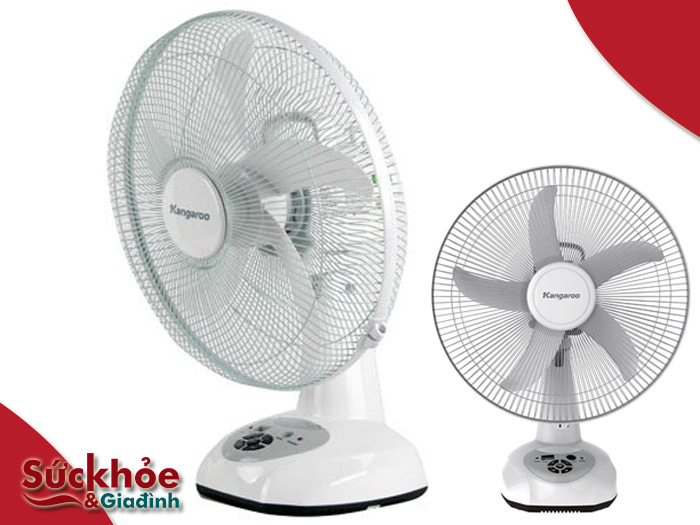 cách sử dụng quạt tích điện kangaroo