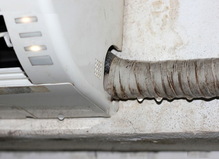 ống đồng máy lạnh bị tươm nước