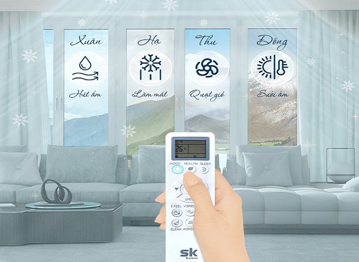 cách sử dụng điều hòa sumikura tiết kiệm điện